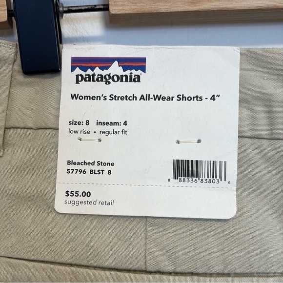 Patagonia women’s stretch All-Wear shorts NWT , sz 8 - Picture 4 of 8